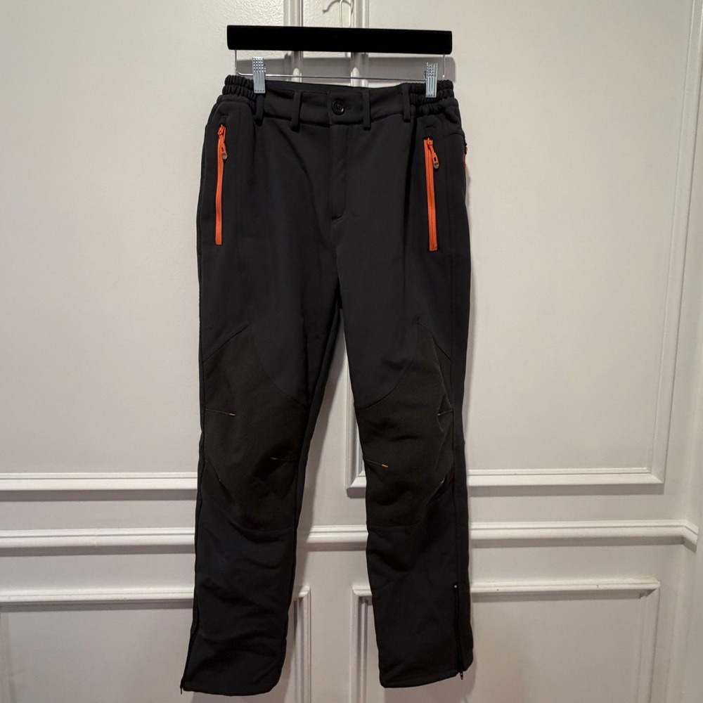 Gash Hao Size 30x30 Gray Fleece-Lined Softshell Pants Outdoor‎ Hiking